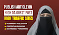 write and publish high da guest posts with dofollow SEO backlinks