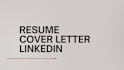 write a professional resume, cv, linkedin