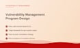 design your vulnerability management program and slas