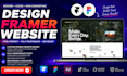 framer website design develop framer landing page website framer website tutor
