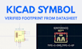 create verified kicad footprint and symbol from your datasheet