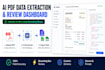 build a custom ai PDF data extraction tool with review UI