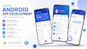 develop a custom android app with modern UI UX