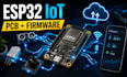 design esp32 iot pcb, esp32 sensor, wireless device and develop custom firmware