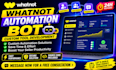develop auto follow unfollow bot for whatnot