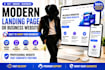 build a modern responsive landing page or business website