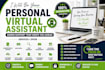 be your personal virtual assistant for admin and business support