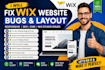 fix wix website bug responsive layout seo cms wix studio issues