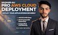 deploy your application on AWS ecs, eks, and ec2
