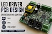 design led driver pcb, smart lighting control, dali dmx board, pcb layout