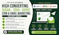create high converting sugar zoho zapier CRM email marketing for ebay website