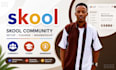 setup skool community, skool course and skool membership