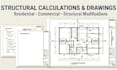 provide structural calculations and drawings for residential projects