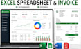 design editable excel, budget spreadsheet, automations and invoice templates