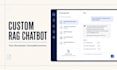 build a custom rag chatbot for your docs and business data