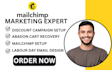 setup mailchimp labor day abandoned cart email automation campaign