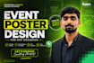 design professional event and promotional posters