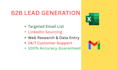 do b2b lead generation web research and targeted email list