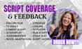 provide script coverage feedback notes analysis for TV pilot or film screenplay