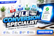 convert PDF to word, excel, and image to PDF