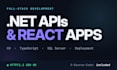 develop a custom web application, rest API or backend in net c sharp and react