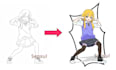 draw anime or cartoon animation character