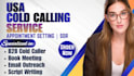 do usa cold calling, b2b cold caller outbounds calls sdr appointment settings