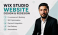 design or redesign your wix studio website