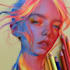 draw beautiful color pencil portrait