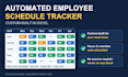build a custom excel employee schedule tracker