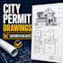create city permit drawings for residential projects