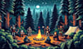 do pixel art game background parallax layer sprite sheet and environment art
