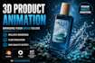 create a professional 3d product animation