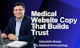write medical website copy for clinics and doctors