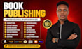 edit, format and publish your book on amazon KDP, KDP expert