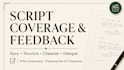 provide professional screenplay coverage and script notes