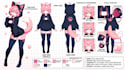 create a custom furry reference sheet for your fursona