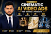 create ai commercial ads and product modeling