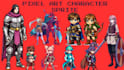 pixel art sprite 2d sprite sheet animation game asset rpg game pixel art