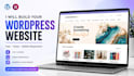 we will create a clean wordpress website for your blog