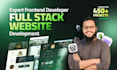 do full stack website development, frontend and backend web developer