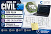 do civil 3d site plan foundation plan load calculation, drainage plumbing design