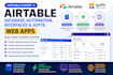 be airtable automation expert, setup airtable database, interface, softr webapp
