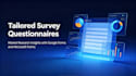 do custom market research surveys using google forms or microsoft forms
