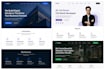 develop a professional responsive business and portfolio web with nextjs