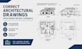 correct architectural drawings from permit review comments, plan revisions cad