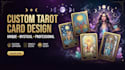 design a complete tarot deck with custom artwork