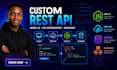 build custom rest API, API integration and node js backend development