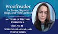 proofread your essay, story, or article