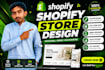 design a professional shopify store that converts customers